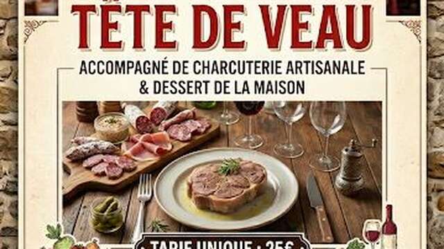 MENU SPECIAL : TETE DE VEAU