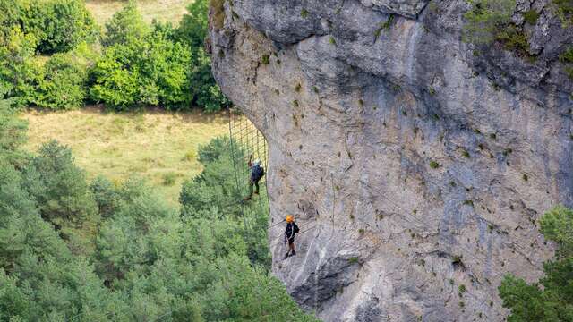 VIA FERRATA DE ROQUEPRINS - LA CANOURGUE