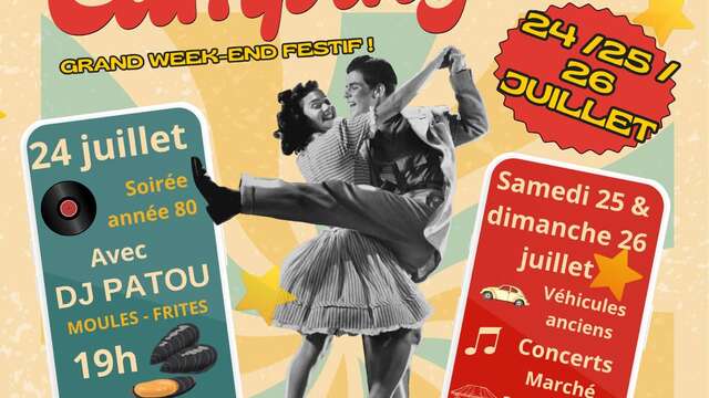 WEEK-END RETRO ROCK & ROLL AU CAMPING