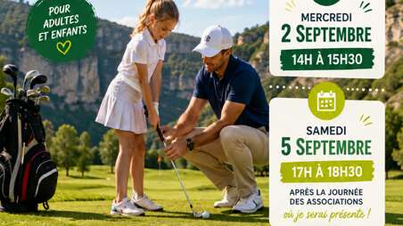 JOURNÉE DÉCOUVERTE AU GOLF