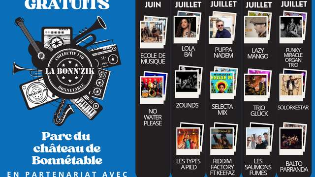 Festival La Bonn'Zik - Lola Baï, Zounds et Les Types à pied