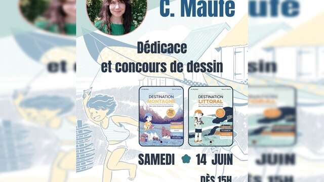 Dédicace de Ninon C. Maufé et concours de dessin