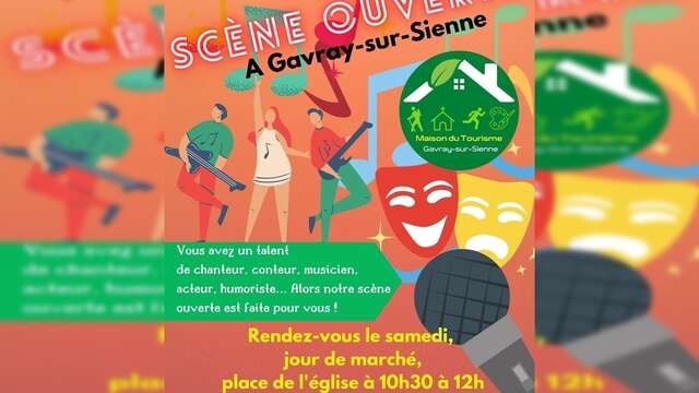 Scène ouverte au marché !