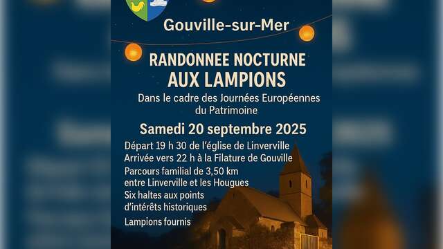 Journées Européennes du Patrimoine : randonnée nocturne aux lampions