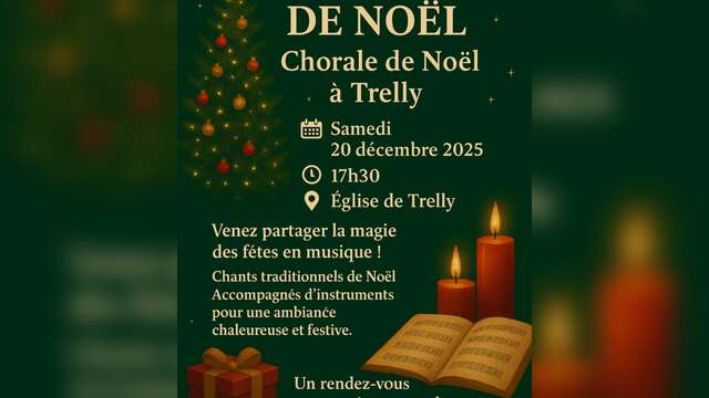 Chorale de Noël, accompagnée par instruments, par l'Arche d'Alliance