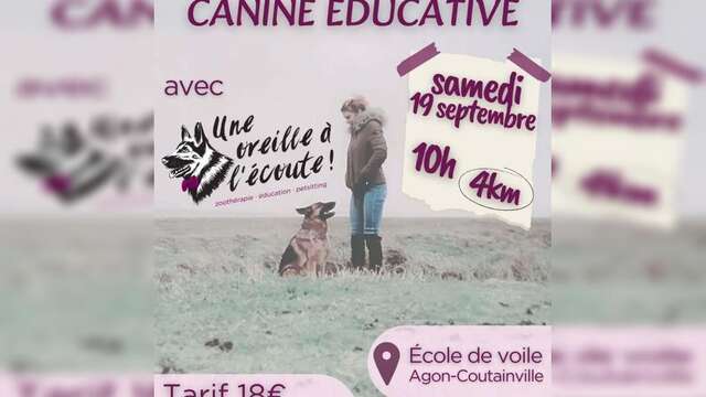 Randonnée canine éducative