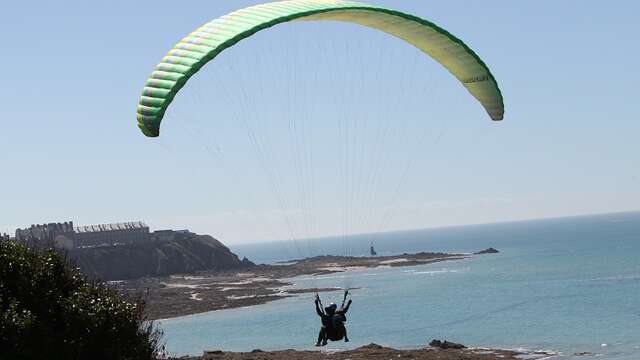 Parapente en Baie