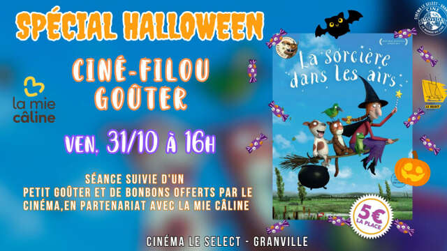 Ciné-goûter spécial halloween : "La sorcière dans les airs"