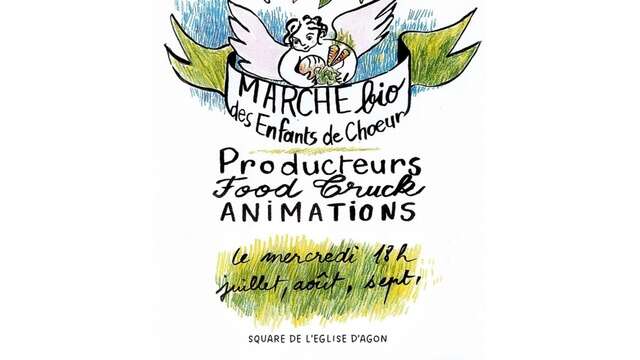 Marché bio du bistrot Les Enfants de Chœur