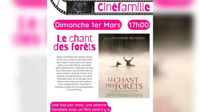 Ciné Famille "Le chant des forêts"