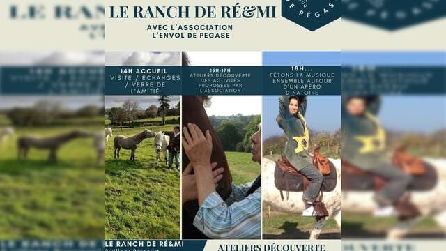 Inauguration du Ranch de RÉ&MI avec l'Envol de Pégase