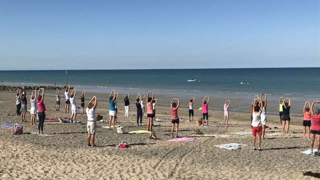 Réveil musculaire sur la plage