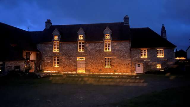 Lumières dans tous les sens au Manoir de la Rimbert