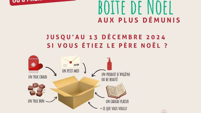 Boîte de Noël aux plus démunis