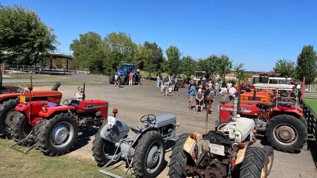 Défilé de vieux tracteurs
