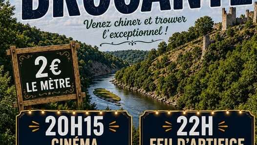 Brocante à Crozant