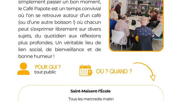 Café papote avec la Croisée des Villages