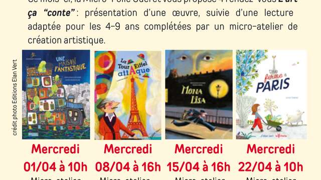 L'art ça conte - Mona Lisa + micro - atelier Dessine ta Joconde
