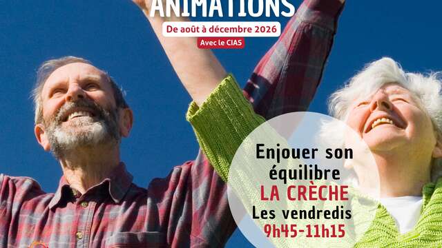 ANIMATIONS + de 60 ans : Atelier équilibre