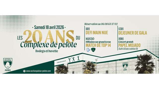 Pelote basque: Fête des 20 ans du Complexe de Pelote
