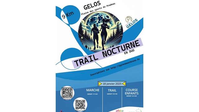 Trail nocturne de Gelos