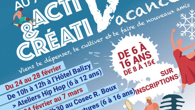 Créati' vacances & Acti' vacances