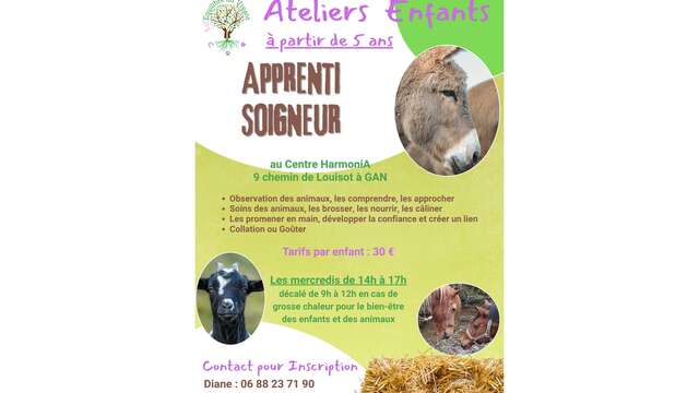 Atelier enfants "apprentis soigneurs"