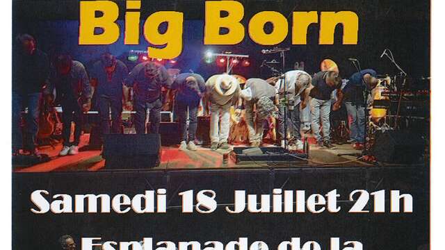 concert en plein air avec le groupe Big Born