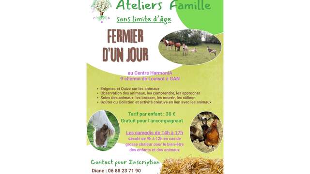 Atelier famille "fermier d’un jour"