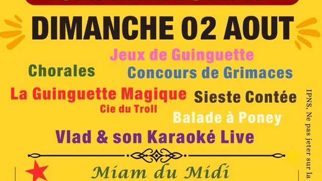 La fête du village de Champagnat