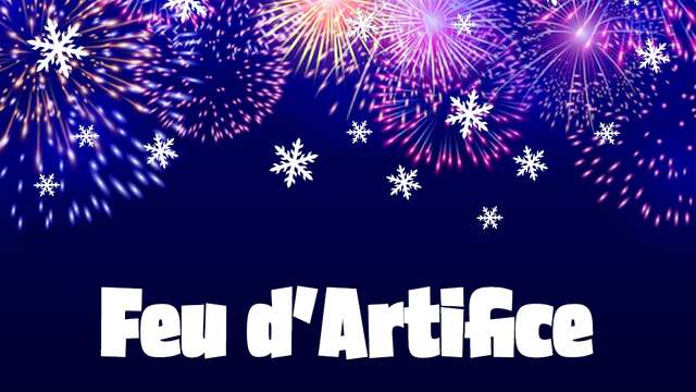 Feu d'artifice de Noël - Aubusson