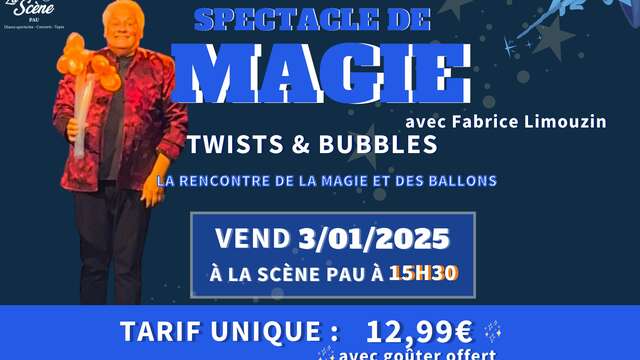 Spectacle de magie avec fabrice limouzin