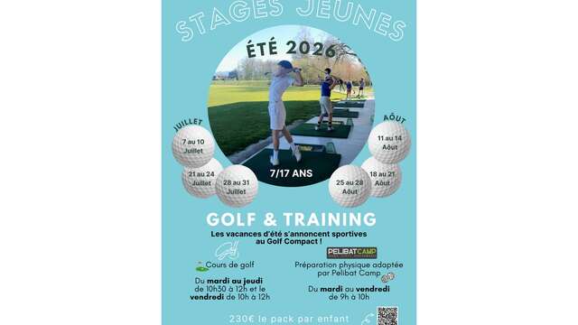 Stages jeunes golf et training