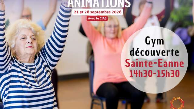 ANIMATIONS + de 60 ans : Atelier Gym découverte