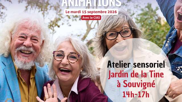 ANIMATIONS + de 60 ans : Atelier sensoriel et comestible