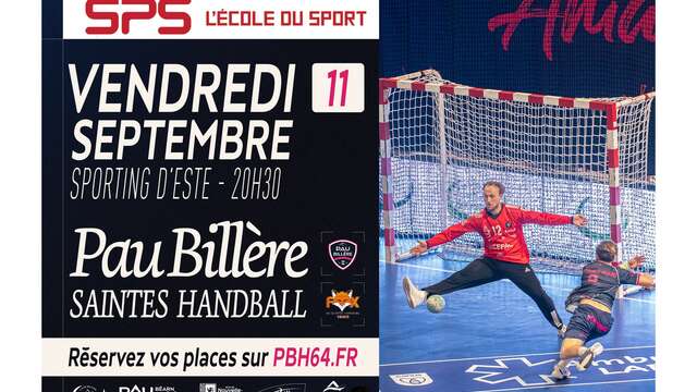 Handball Proligue - Pau Billère Handball 64 Vs Saintes