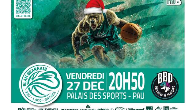 Basket Championnat ProB - Elan Béarnais Pau Lacq Orthez Vs Boulazac