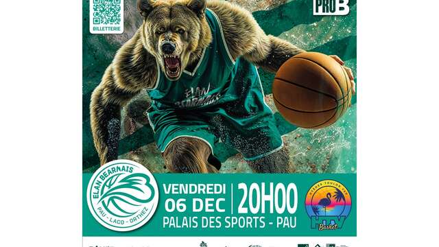 Basket Championnat ProB - Elan Béarnais Pau Lacq Orthez Vs Hyeres Toulon