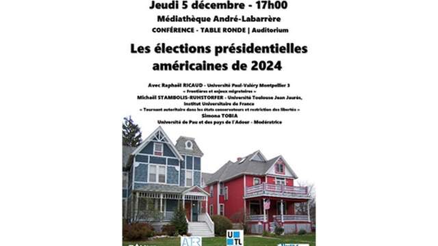 UTLA Conférence "Les élections présidentielles américaines de 2024"