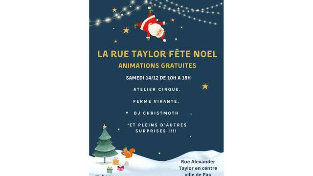 La rue Taylor fête Noël