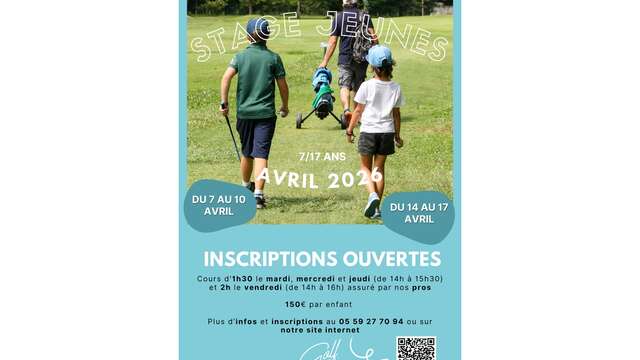 Stage jeunes golf