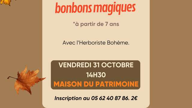 Atelier bonbons magiques