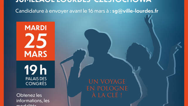 Casting d'artistes ouvert au public : représentez Lourdes en Pologne !