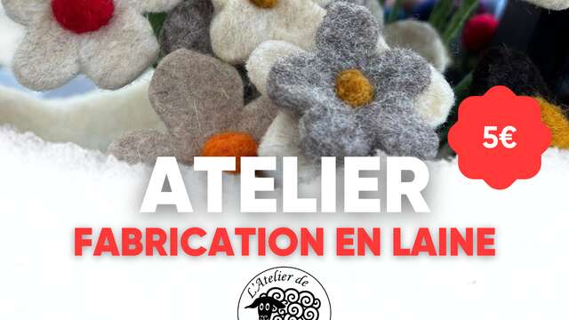 Atelier création en laine de mouton