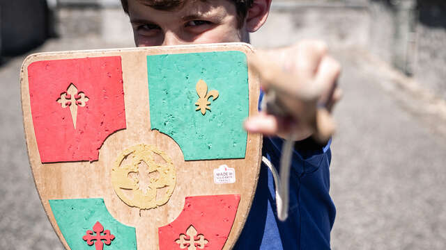 Visites guidées en famille au château "Au temps d'avant, dans la peau d'un chevalier"