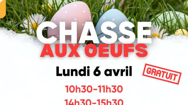 Chasse aux oeufs de Pâques !