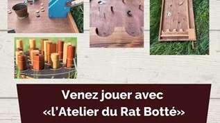 Jeux en bois géants avec L'atelier du Rat Botté