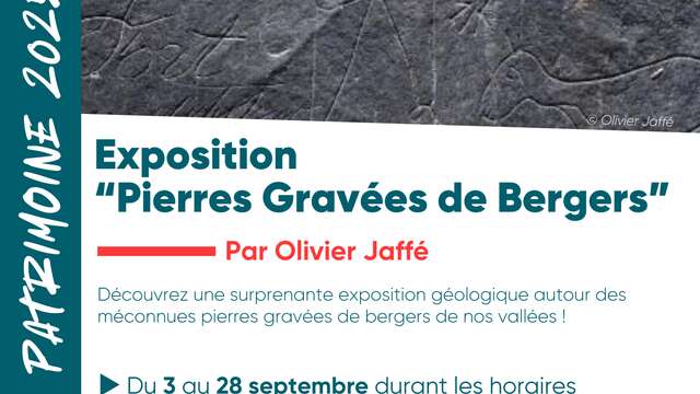 Exposition géologique “Pierres Gravées de Bergers”