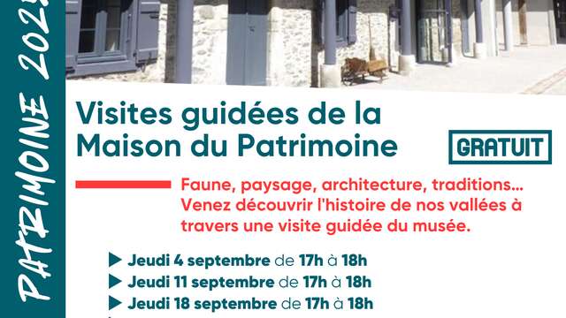 Visite guidée de la Maison du Patrimoine