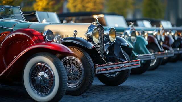 Exposition de voitures anciennes